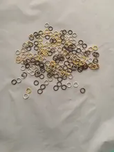 200 unids/lote Dia 4-10mm venta al por mayor Gunblack/bronce antiguo/oro/plata/rodio anillos de salto joyería haciendo hallazgos accesorios DIY