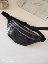 Riñonera de piel sintética de cocodrilo unisex, bolso de pecho con cinturón de alta calidad, 2019