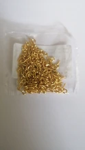 200 Uds pequeña Mini alfileres con ojetes Eyepins ganchos ojales tornillo roscado oro rodio cierres ganchos para la fabricación de la joyería DIY resultados
