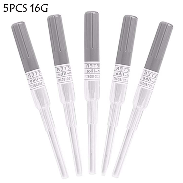 Piercing Needles IV Catheter Needles for Navel Piercing Sterilised Body Tattoo Piercings Tool for Piercing Supplies Kit
