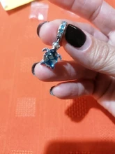 Plata de Ley 925 auténtica Ariel, abalorio compatible con pulsera Pandora Original y brazalete, fabricación de moda, joyería DIY para mujeres CMC006, 100%