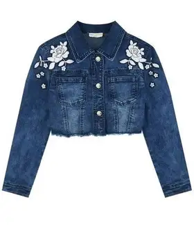 

Monnalisa Black Jacket "just be cool" C акцентными sleeves