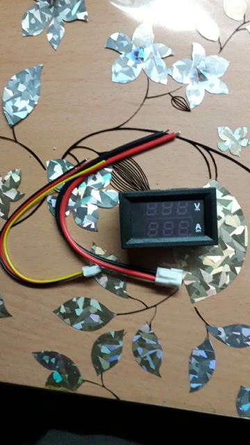 Цифровой вольтметр-амперметр, автомобильный измеритель напряжения и ...