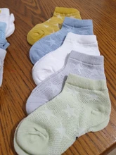 5 par/set aliento de bebé de algodón Niño de cristal de seda niños verano Calcetines de bebé delgada calcetines para niñas NIÑOS Calcetines Miaoyoutong