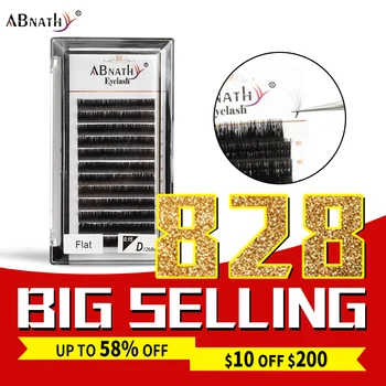 

New Matte Flat Eyelash Extensions Individual 0.10 0.15 0.20 Softer Ellipse Flat Lash Split Tips Ligher Volume Looking Wholesale