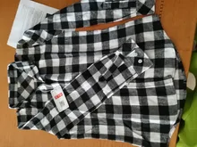 Plaid Shirt Outerwear Top Cotton Blouse Long-Sleeve Slim Female Autumn Winter And