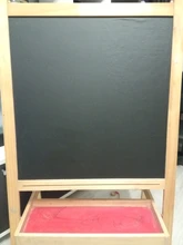 Pizarra impermeable de PVC de 200x60cm para niños, tablero de escritura de grafiti móvil con 5 uds. De calzas para escuela, oficina y hogar, color negro