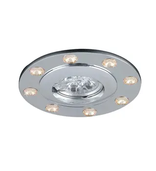 

Recessed metal polished chrome and rhinestone made whit swarovski oroshad