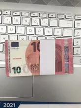 Super mismo billete tamaño Real 100 Uds 10/20/50/100/200/500 Euro Dólar inglés esterlina Clip joyería de la boda no es dinero Real