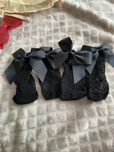 Mesh Socks Short Bow-Fishnet Baby-Girls Vintage Kids Summer Fashion Women 2pair One-Size