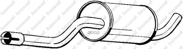 Резонатор Volvo 740/940 2.0-2.3 87- Bosal 235017 Bosal арт. 235017