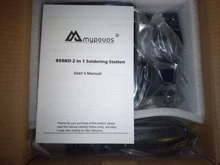 Estación de soldadura de pistola de aire caliente digital ESD, 800W, 2 en 1, 220v, para Estación de reparación SMD, actualización 8586