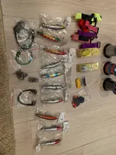 Correa de pesca antimordedura, polea giratoria de alambre, rotación de tiburón, giratoria, giratoria, de acero inoxidable, 20 Uds.