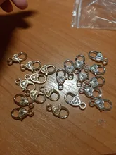 10 unids/lote ganchos de broche de langosta de mono de plata antigua para collar pulsera cadena accesorio de joyería para manualidades hallazgos 26*15MM