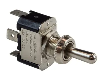 

Toggle switch three-position (on)-off-on 12 V/15A 3 p 4153b