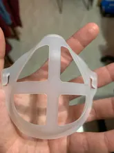 Máscara de boca 3D soporte de respiración ayuda máscara interior soporte de cojín de silicona reutilizable soporte de máscara para el cuidado de la piel de la cara