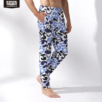 Pantaloni Casual da Uomo 52025 in 100% Cotone – Design Mimetico, Tasche Laterali, Comfort Rilassato e Adatti per Interni ed Esterni