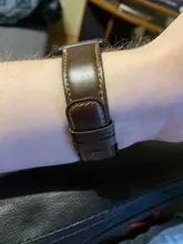 Correa de cuero de vaca Retro para Apple watch banda 44mm 40mm iWatch banda 42mm 38mm reloj pulsera Apple watch 5 4 3 21 38/42 44mm