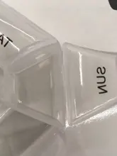 Medicine-Box Storage-Cases Pills-Organizer Jewelry Vitamin Food-Grade Round Plastic 7-Days