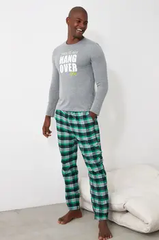 

Trendyol Plaid Woven Pajamas set THMAW21PT0765