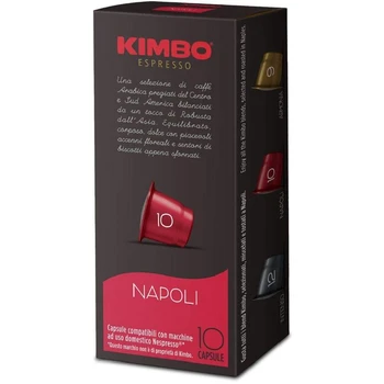 

Kimbo coffee Capsules Compatible Nespresso Naples (10x10 Capsules)