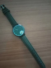Reloj de pulsera con correa de cuero para mujer, nuevo accesorio informal a la moda, sencillo, caja de Reloj de cuarzo, 2020