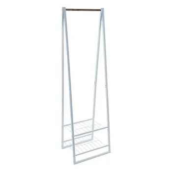 

Coat rack Metal rubber wood (40 x 170 x 40 cm)