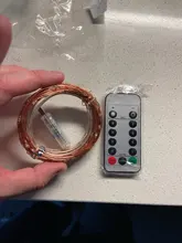 Fairy-String-Lights Garland Copper-Wire-Lamp Remote-Control Party-Decoration Christmas