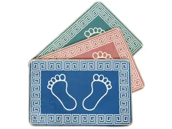

Slip-resistant Outsole Footprint Foot Towel Dark