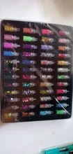 Set de 48 botellas de resina epoxi brillante, purpurina en polvo, corazón, estrella, Micro cuentas para arte de uñas, pegatinas de lentejuelas para fabricación de joyas DIY