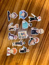 ¡20/50 unids/pack Anime tee! Pegatinas de grafiti impermeables para motocicleta, pegatinas adhesivas geniales para viaje, equipaje, guitarra, nevera, portátil