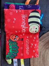 Libro de tela suave para bebé, juguetes educativos cognitivos de animales de dibujos animados para bebés, sonajero de papel de llamada, juguetes para el desarrollo de los sentidos