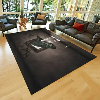 

Shark Patterned Carpet ,Non Slip Floor Carpet,Teen's Carpet,Turkish Rug