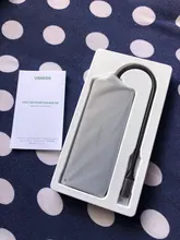 UGREEN-concentrador de red USB C, adaptador HDMI 10 en 1, USB C a USB 3,0, Dock para MacBook Pro, accesorios, USB-C tipo C 3,1, divisor