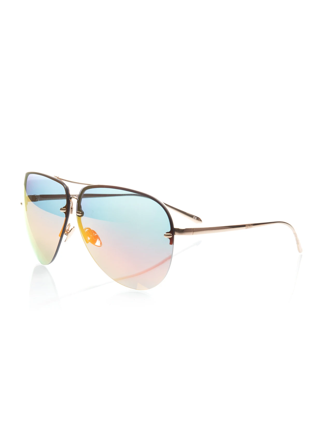 

Unisex sunglasses rh 15783 04 metal gold organic drop pilot 63-12-140 rachel