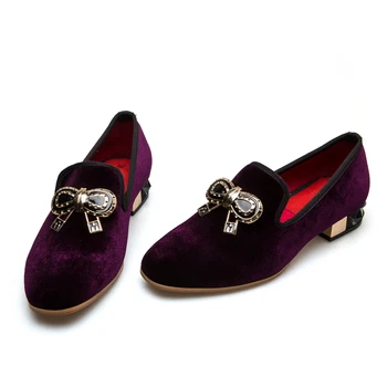 

MEIJIANA Brand Spring Autumn Heels Shoes Women Genuine Leather Shoes Female Loafers Slip On Soft Sole Ballet Heels Boats Shoes