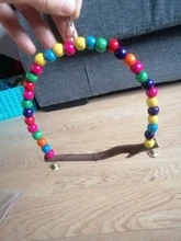 Loro mascota de madera Natural, columpio colorido, juguete de aves, Pinzón, periquito, cacatúa, pájaro amoroso, periquito, loro, jaula, Juguetes