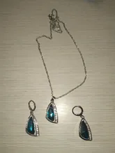 Juegos de joyas para mujer, bodas, Plata de Ley 925, collar de circonia cúbica verde, juegos de pendientes