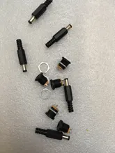 Female Jack Connector Plugs Screw-Nut Panel-Mount Power-Socket Plastic DC022 10PCS 5pairs