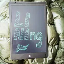 Tableta de escritura LCD ultrafina de 12 pulgadas, tablero electrónico de dibujo Digital colorido, Mini libreta portátil para niños y adultos