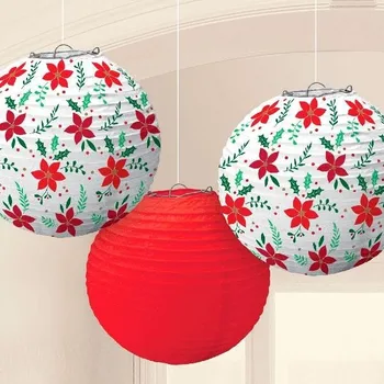

Christmas lanterns (Pack of 3)