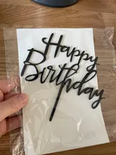 Oro rosa acrílico uno. bebé Topper para tarta de feliz cumpleaños para novia para fiesta de casamiento decoración postre horneado suministros regalos encantadores