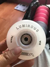 Ruedas luminosas para Patines SEBA HV High HL FSK Slalom, ruedas de patinaje LED, neumáticos para Patines de chico de 62, 64, 68, 70, 72, 76 y 80mm, 8 Uds.