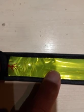 Correa reflectora de luz LED, colgante de correa reflectante de seguridad deportiva, suministros para exteriores, colgante reflectante