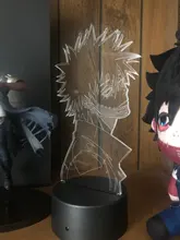 Led-Light 3d-Lamp Bedroom Decor Gift Manga Acrylic Academia Cool Dabi Anime Colorful