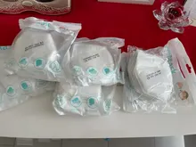 FFP2 Mascarillas KN95 máscara para niños 5 capas multicolor máscara KN95 para niñas niños respirador de protección a prueba de polvo máscara niños