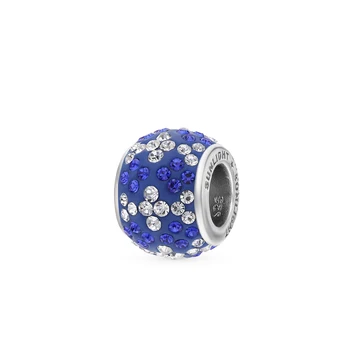 

Silver Charm Pendant with sunlight crystal sample 925