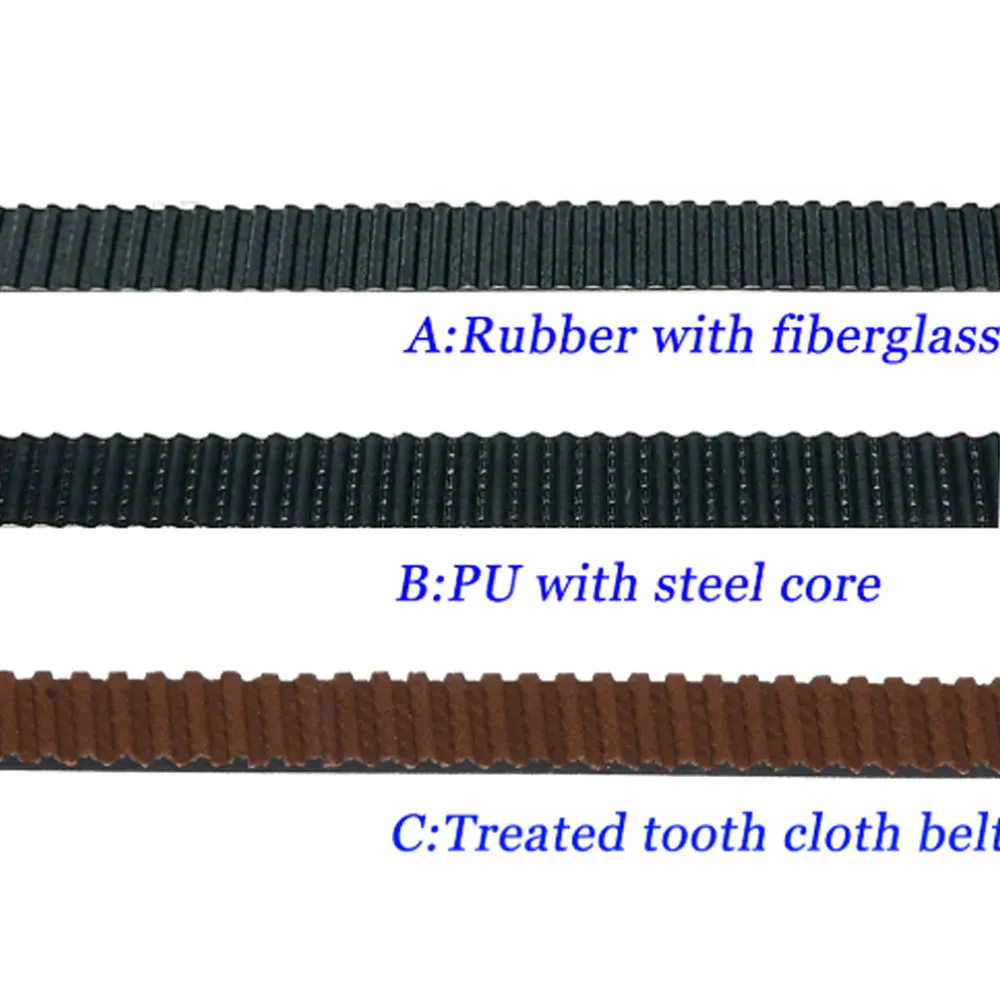 5 м. 6 мм полиуретан со стальным сердечником резиновый Стекловолоконный Ремень ГРМ GT2 Ремень черный цвет 2GT открытый ремень ГРМ 6 мм ширина 5 м для 3d принтера