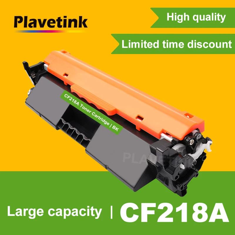 Plavetink Black Toner Cartridge CF218a 218A 18a Compatible For HP M104a 132a M132fp M132fw M132nw Laserjet Printer No Chip |