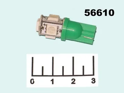 Рисунок 1 - Лампа светодиодная 12V T10 5 LED